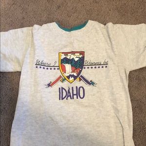 Vintage where I wanna be Idaho top